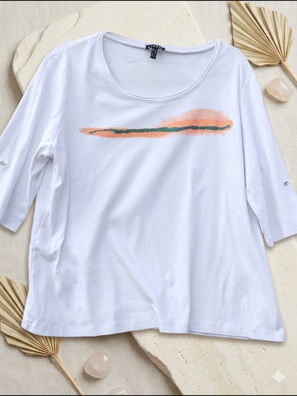 Marble Scotland abstract graphic top - Picture 2 of 15